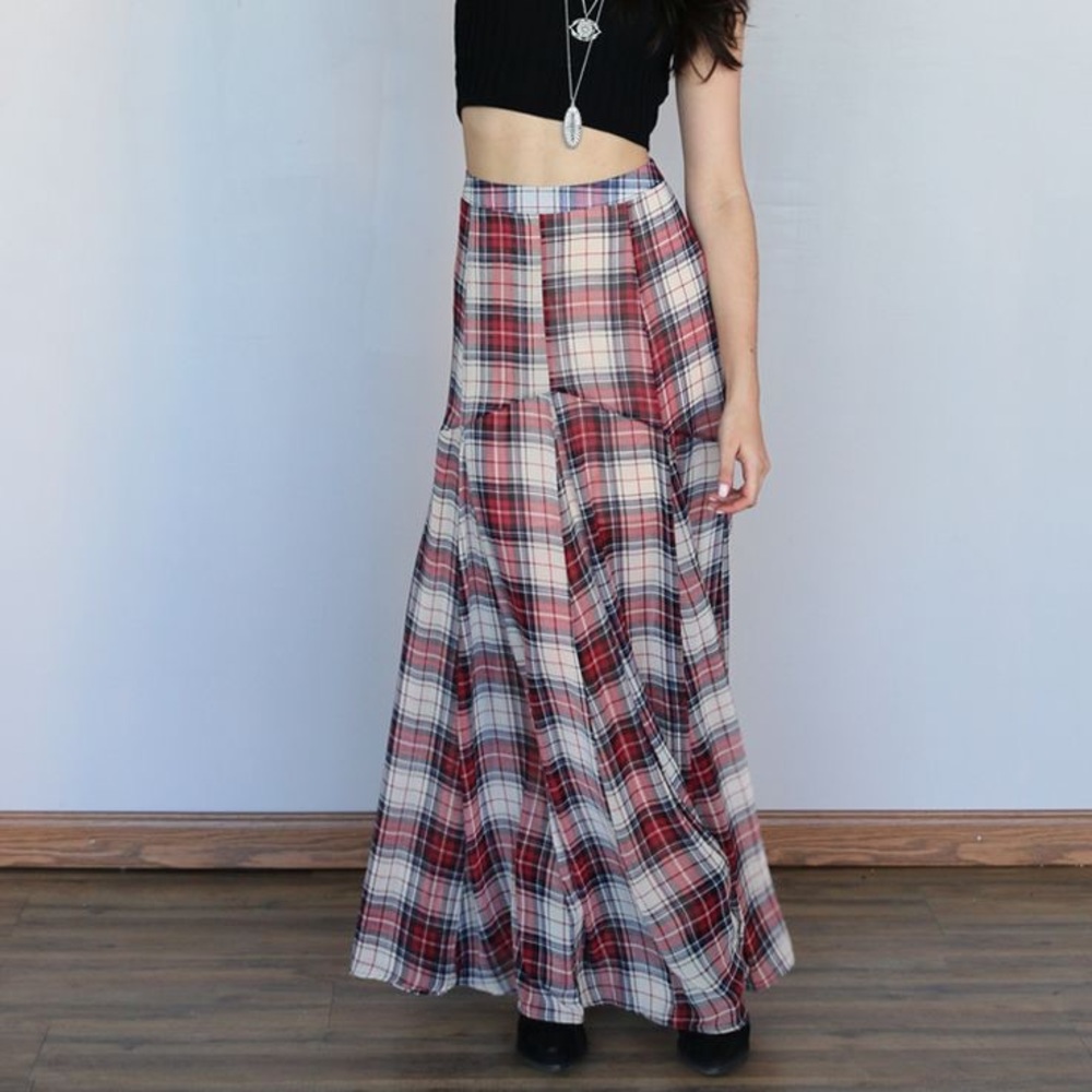 No Doubt Tartan Maxi Skirt